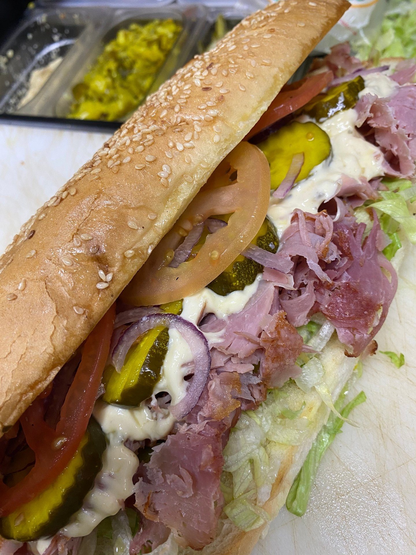 Wally's Ham Sandwich.