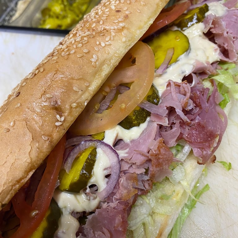 Delicious Ham Sandwich Selection