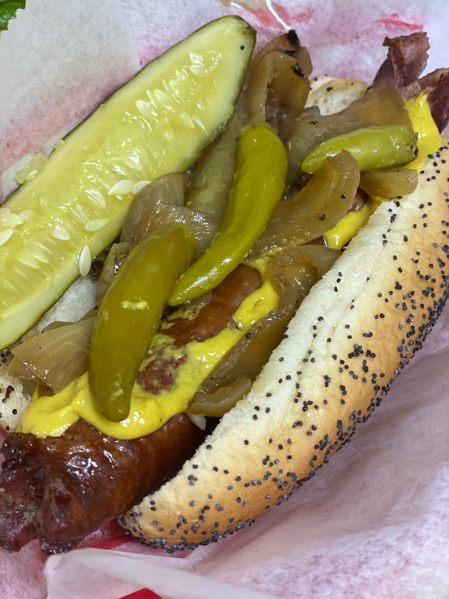 Maxwell Street Polish Dog.