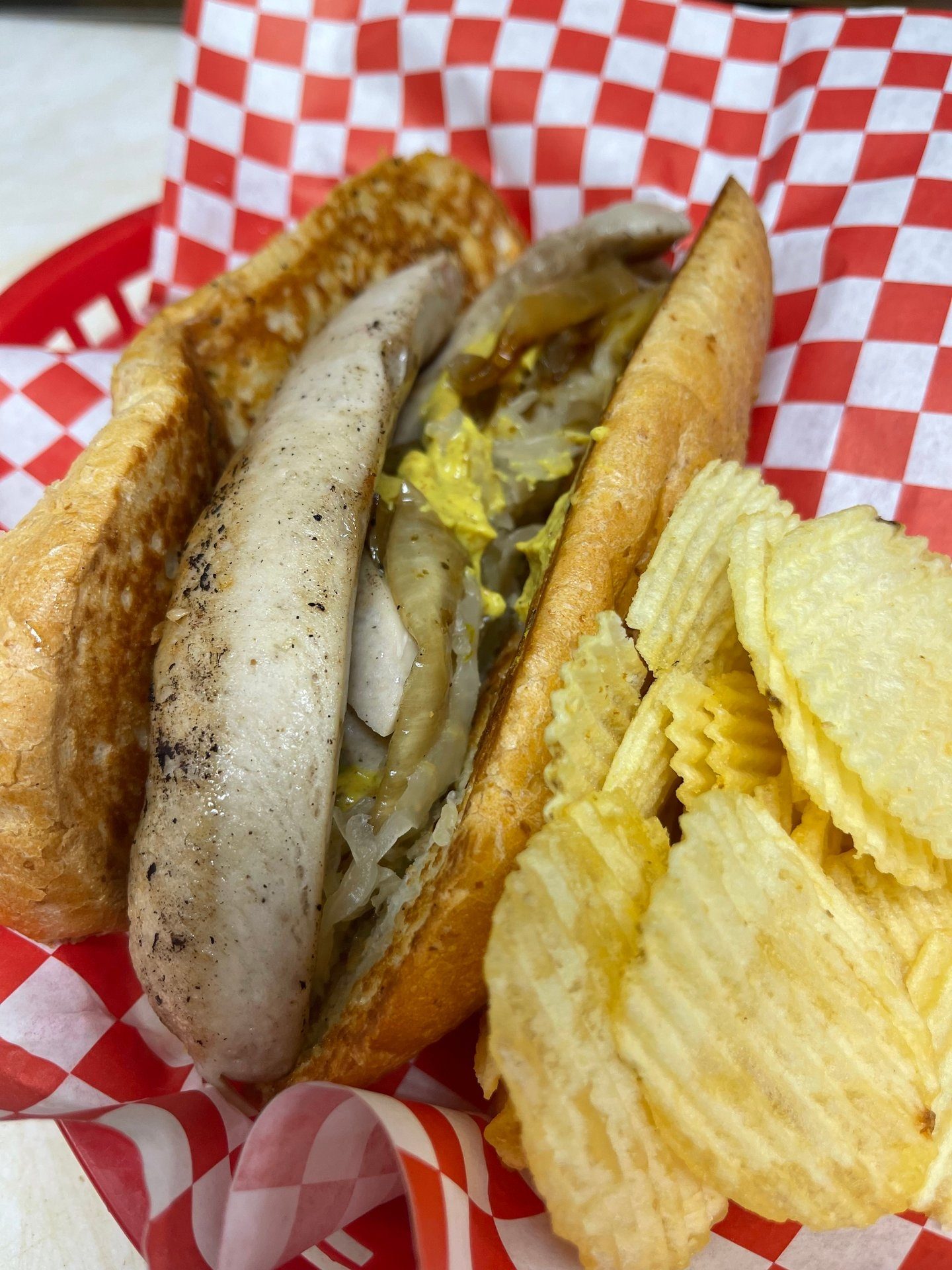 Bratwurst Dog.