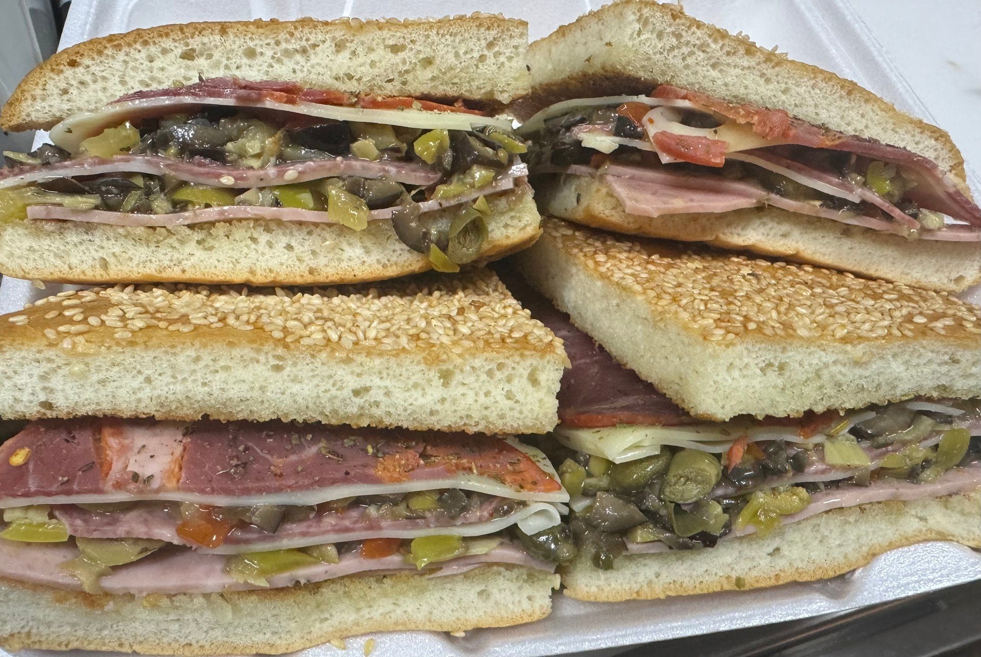 Muffuletta Sandwich.