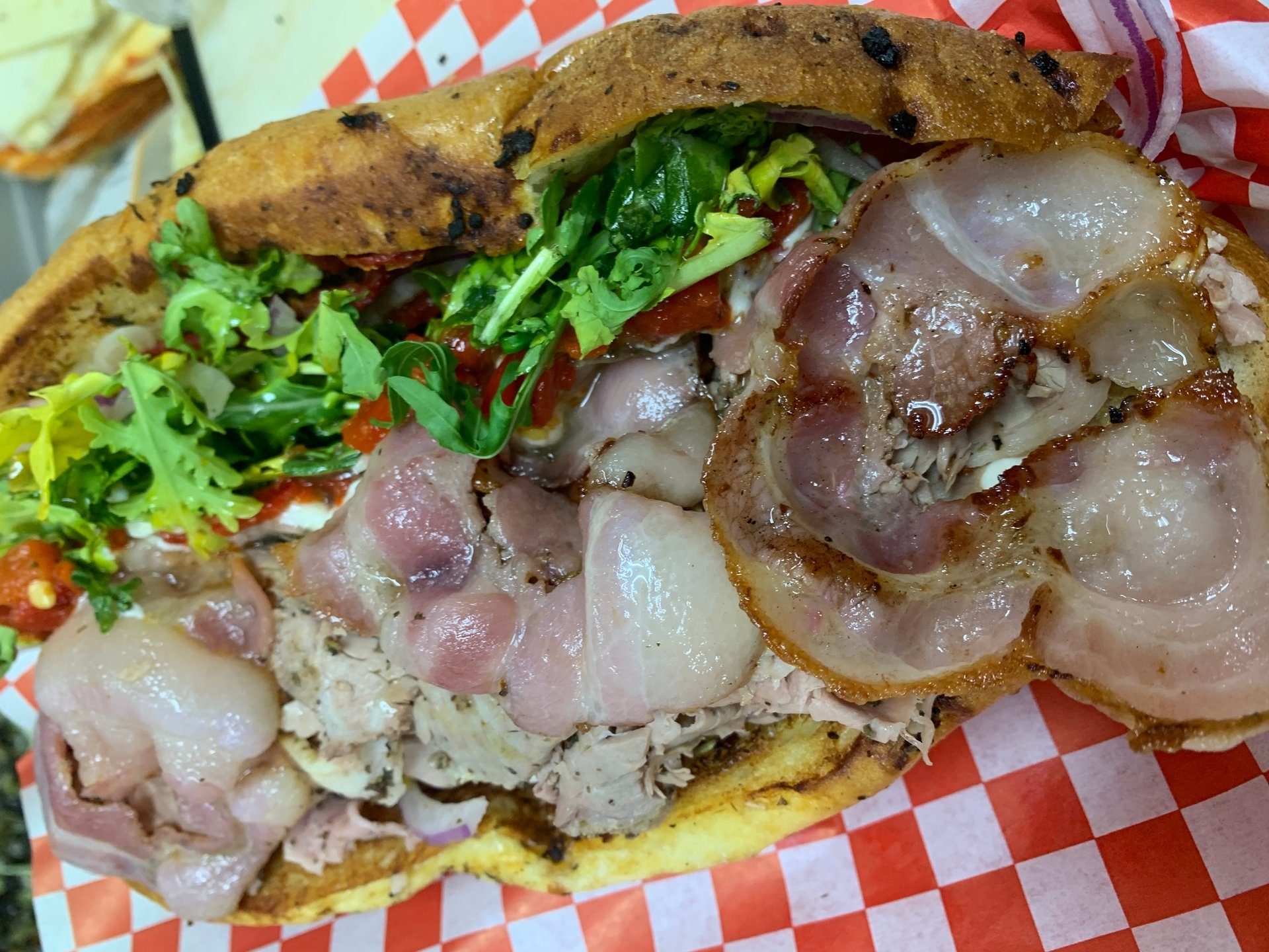 Tuscan Beef Sandwich.
